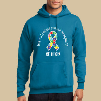 Adult - Be Kind Ribbon Hoodie - Autism Awareness Thumbnail