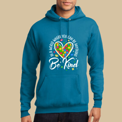 Adult - Be Kind Heart Hoodie - Autism Awareness Thumbnail