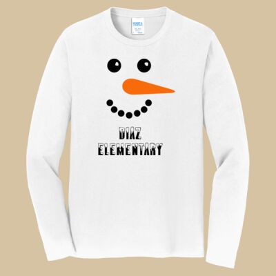 Adult Long Sleeve Shirt - Winter Holidays - Snowman Thumbnail