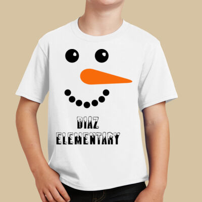 Youth T-Shirt - Winter Holidays - Snowman Thumbnail