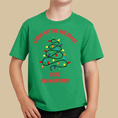 Youth T-Shirt - Winter Holidays - Light Up - Red Thumbnail