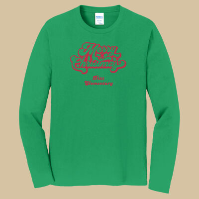 Adult Long Sleeve Shirt - Winter Holidays - Merry Christmas - Red   Thumbnail