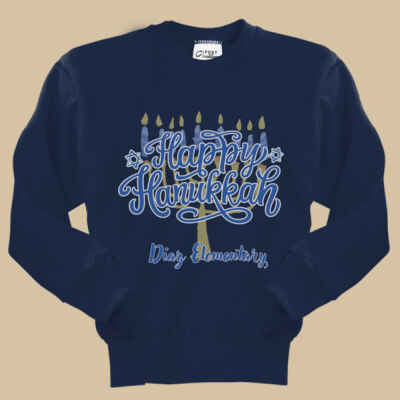 Youth Crewneck - Winter Holidays - Happy Hanukkah Thumbnail