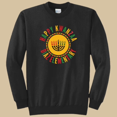 Adult Crewneck - Winter Holidays - Happy Kwanzaa Thumbnail