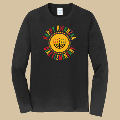 Adult Long Sleeve Shirt - Winter Holidays - Happy Kwanzaa Thumbnail