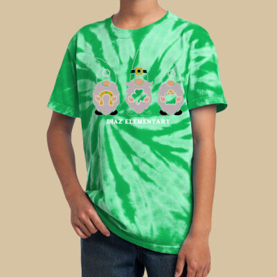 Youth Tie-Dye T-Shirt - Spring - Leprechaun's Thumbnail