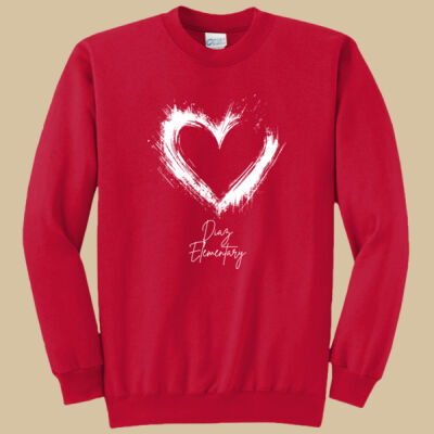 Adult Crewneck - Spring - Valentine's Heart Thumbnail