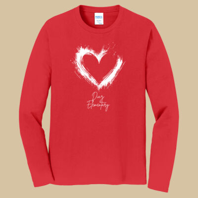 Adult Long Sleeve Shirt - Spring - Valentine's Heart Thumbnail