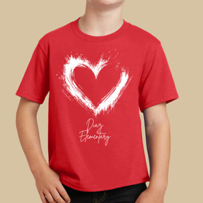 Youth T-Shirt - Spring - Valentine's Heart Thumbnail