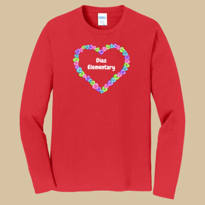 Adult Long Sleeve Shirt - Spring - Candy Hearts Thumbnail