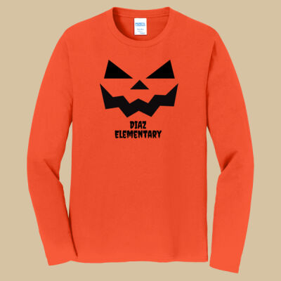 Adult Long Sleeve Shirt - Fall - Jacko Lantern Black   Thumbnail