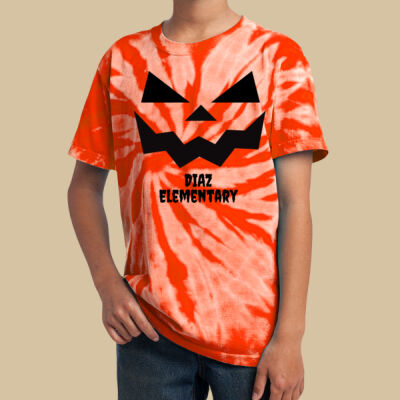  Youth Tie-Dye T-Shirt - Fall - Jacko Lantern Black   Thumbnail