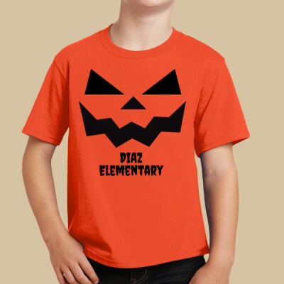 Youth T-Shirt - SeasonalFall - Jacko Lantern Black   Thumbnail
