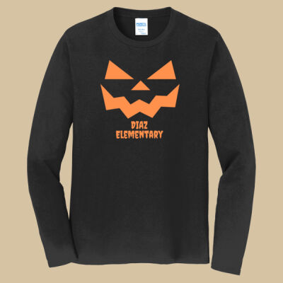 Adult Long Sleeve Shirt - Shirt - Fall - Jacko Lantern Orange Thumbnail
