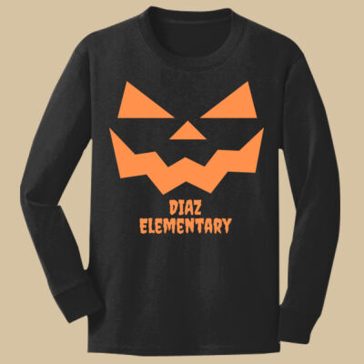 Youth Long Sleeve Shirt - Shirt - Fall - Jacko Lantern Orange Thumbnail