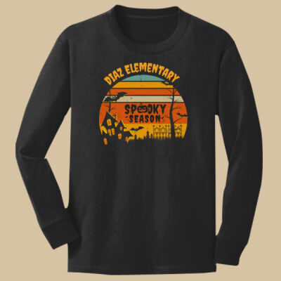 Youth Long Sleeve Shirt - Fall - Haunted House Thumbnail