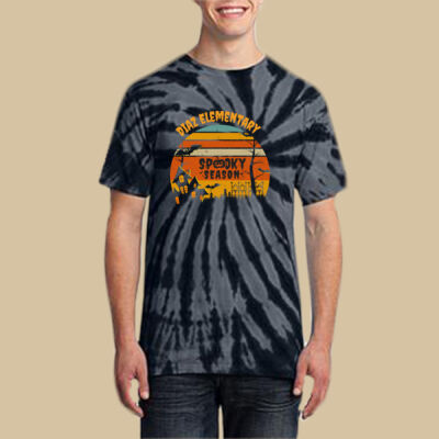 Adult Tie-Dye T-Shirt - Fall - Haunted House Thumbnail