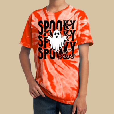Youth Tie-Dye T-Shirt - Youth Tie-Dye T-Shirt - Shirt - Fall - Spooky Season Thumbnail