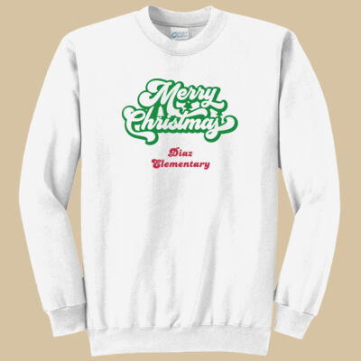 Adult T-Shirt - Winter Holidays - Merry Christmas - Green & Red Thumbnail