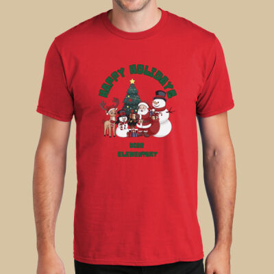 Youth T-Shirt - Winter Holidays - Happy Holidays - Green Thumbnail