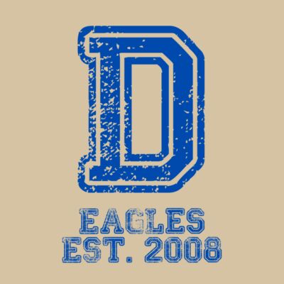 Distressed D - Blue Thumbnail