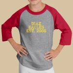 Youth Raglan T-Shirt - Diaz Thumbnail